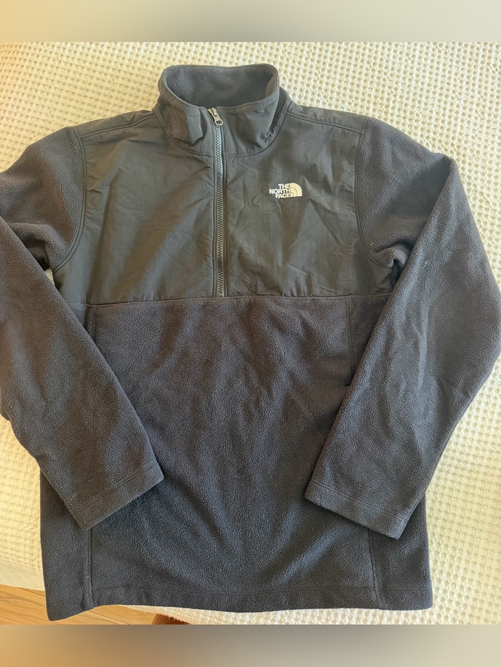 The North Face Black Half-Zip Fleece Pullover